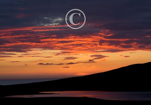 Sunset,Traigh Bhalaigh, North Uist DM0381
